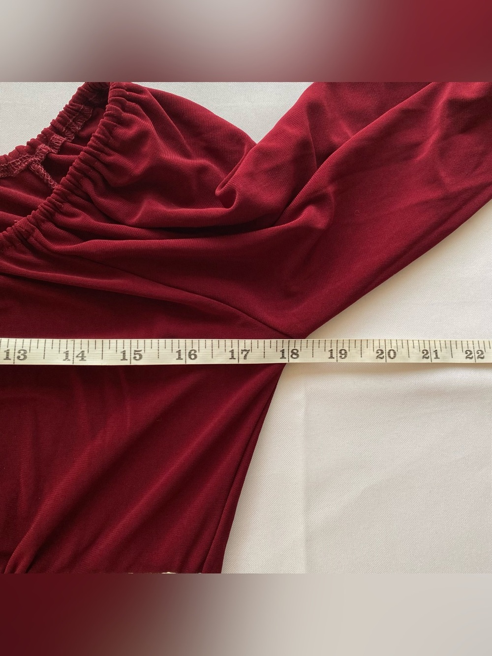 Vintage Y2K Kiwi Maroon Whimsical Renaissance Peasant Fairycore Blouse Medium - Picture 13 of 14